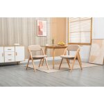 Okwish - lot de 2 chaises pliantes avec assise rembourre, chaises de salle  manger avec housse amovible, ...