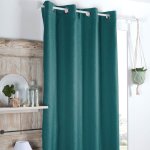 Homemaison - rideau occultant et isolant doublé de polaire bleu canard 140x260 cm Homemaison - rideau occultant et isolant doublé de polaire bleu canard 140x260 cm