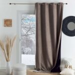 Homemaison - rideau thermique phonique et semi occultant konfor lin 250x260 cm