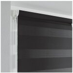 Homemaison - store enrouleur tamisant - 45 x 180 cm - daynight - noir - livraison gratuite