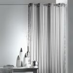 Voilage tissé à rayures gris clair 140x250 cm Voilage tissé à rayures gris clair 140x250 cm
