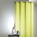 Voilage tissé à rayures vert clair 140x240 cm Voilage tissé à rayures vert clair 140x240 cm
