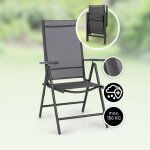 Homeoutfit24 fauteuil de jardin inclinables chaises de jardin pliantes chaise de jardin exterieur inclinable ...