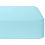 Homerokk paris - drap housse i 100% coton - 57 fils i certifi� oeko tex i 4 coins �lastiques i (bleu ...