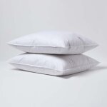 Homescapes lot de 2 oreillers en plumes et duvet d'oie, 60 x 70 cm Homescapes lot de 2 oreillers en plumes et duvet d'oie, 60 x 70 cm