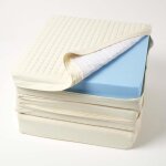 Homescapes - housse de coussin en coton pour coussin pour canap 3 places, beige