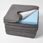 Homescapes - housse de coussin en sudine pour coussin pour canap 3 places, gris
