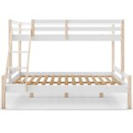Homifab - lit superpos 3 places en bois blanc - tandem