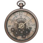 Horloge awa marron d27cm atmosphera créateur d'intérieur Horloge awa marron d27cm atmosphera créateur d'intérieur