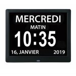 Horloge calendrier num�rique one piece 7 pouces avec date et heure, horloge alzheimer pour parents, machine ...
