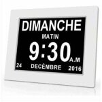Horloge calendrier num�rique one piece 7 pouces avec date et heure, horloge alzheimer pour parents, rappel ...