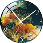 Horloge contemporaine pour mur du salon - fonctionnement silencieux � quartz - �l�ment d�coratif pour ...