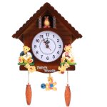 Horloge � coucou murale, maison d'arbre, d�coration artistique vintage pour la maison