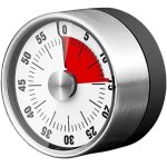 Horloge de cuisine mecanique, kitchen timer rappel g�rer, minuteur visuel, minuterie magn�tique adsorbable ...