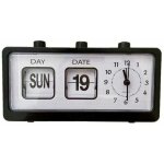 Horloge � flip manuel, xu, calendrier rappel, horloge num�rique de chevet - kzq