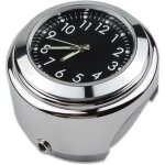 Horloge de guidon de moto � quartz pour guidon de moto - horloge universelle - calendrier de v�lo - chrom� ...