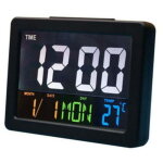 Horloge de jour ? horloge num�rique extra large pour malvoyants, aliment� par batterie, r�veil num�rique ...