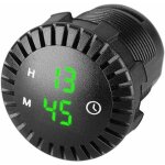 Horloge led de voiture horloge tactile horloge num�rique de voiture �tanche 12v / 24v mini horloge digitale ...