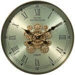 Horloge michel d45cm vert - atmosphera cr�ateur d'int�rieur