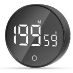 Horloge minuterie visuelle magn�tique, compte � rebours de 60 minutes avec 3 niveaux de volume, minuterie ...