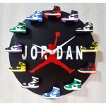 Horloge murale aj1 - 12 30 cm, horloge  cadran, pour la maison, salon, chambre  coucher, bureau, dcoration ...