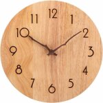 Horloge murale bois, 30 cm horloge murale design moderne, geante horloge murale silencieuse, vintage ...