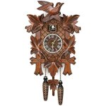 Basetbl ? horloge murale � coucou en bois mdf ? design nordique r�tro ? longueur 26 cm, largeur 6 cm, ...