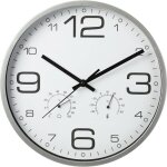 Horloge murale avec fonction station météo, Ø 30, 5 cm Horloge murale avec fonction station météo, Ø 30, 5 cm