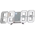 Horloge murale numrique  led 3d, horloge digitale rveils led horloge lumineuse dimmable horloge de ...