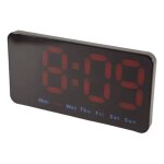 Horloge murale num�rique, num�rique led de 9 pouces, grand �cran avec 12 / 24 heures, gros chiffres, ...