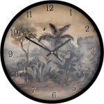 Horloge murale en polypropyl�ne s�pia 40 cm