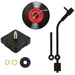 Horloge murale � quartz acrylique design r�tro mouvement silencieux diy d�cor moderne