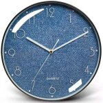 Horloge murale ronde 25cm r�tro silencieuse sans coutil pour cuisine salon chambre