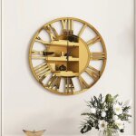 Horloge murale ronde en verre 80 cm, grande horloge murale moderne à chiffres romains, horloge murale ... Horloge murale ronde en verre 80 cm, grande horloge murale moderne à chiffres romains, horloge murale ...