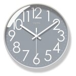 Sollbry - horloge murale silencieuse radio pilote, design moderne, cuisine vintage, 30 cm de diamtre, ...