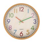 Horloge murale silencieuse sans tic - tac pour enfants, horloge décorative colorée à piles pour chambre ... Horloge murale silencieuse sans tic - tac pour enfants, horloge décorative colorée à piles pour chambre ...