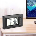 Horloge num�rique tableau de bord num�rique lcd tableau de bord de voiture horloge �lectronique date ...