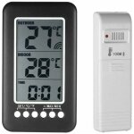 Horloge de temp�rature num�rique sans fil 2 en 1 - int�rieur / ext�rieur - �cran lcd ? / ? avec transmetteur ...