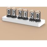 Horloge � tube nixie avec �cran couleur ips, horloge num�rique avec 6 alarmes, 7 modes, contr�le web, ...