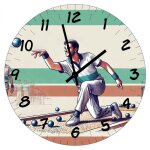 Horloge en verre p�tanque 29 cm