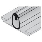 H�rmann ? joint bas porte sectionnelle 2500 mm ? pour mod�les lte, lpu, lth, epu ? �tanch�it� renforc�e ...
