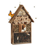 Htel  insectes, bois flamm, suspendre, hauteur : 50 cm env. , pour abeilles et papillons, nature - ...