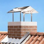 Hotte de chemin�e argent 60 x 60 x 38 cm acier inoxydable vidaxl