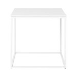 House nordic - bout de canapé en bois et métal blanc - blanc - vita House nordic - bout de canapé en bois et métal blanc - blanc - vita