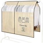 Housse anti - poussière pour porte - vêtements, extensible, pour placard suspendu, épaule, protection ... Housse anti - poussière pour porte - vêtements, extensible, pour placard suspendu, épaule, protection ...