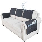 Housse d'appui - t�te de canap� antid�rapante et imperm�able, housse de protection accoudoir de canap� ...