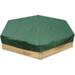 Housse pour bac � sable(180x150cm) - imperm�able � l'eau et � la poussi�re - pour bac � sable hexagonal ...