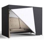 Housse de balancelle de jardin 2 places, r�sistante et imperm�able, avec protection uv, oxford 210d - ...