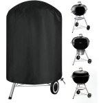 Housse de barbecue au charbon de bois - housse de barbecue ronde - compatible avec la plupart des barbecues ...