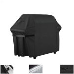 Housse barbecue gaz, bache barbecue exterieur rectangulaire 145 x 61 x 117 cm, housse plancha 210d etanche, ...